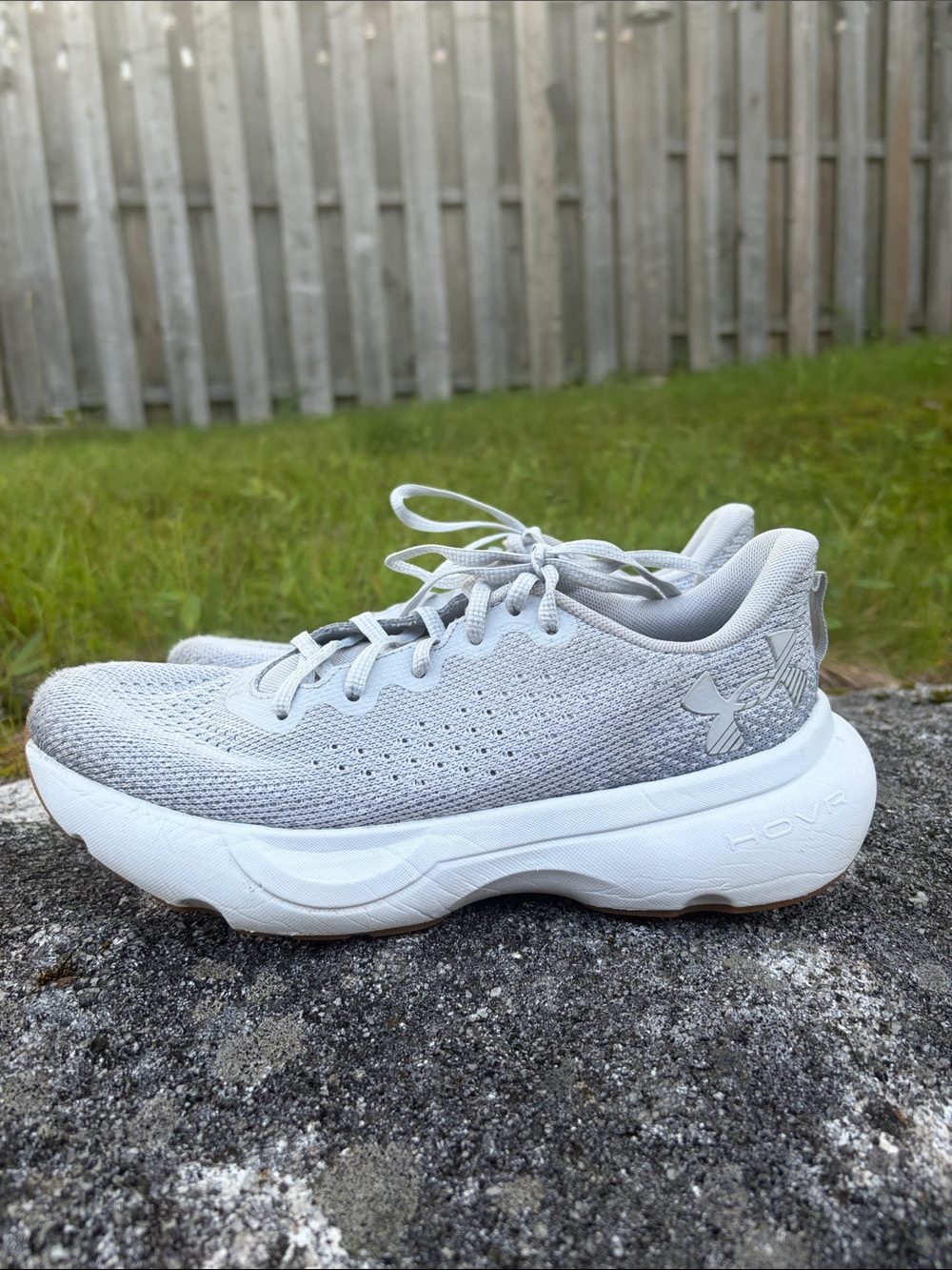 Under Armour Infinite UA Grey Road Running Jogging Shoes Sneakers women’s 7.5